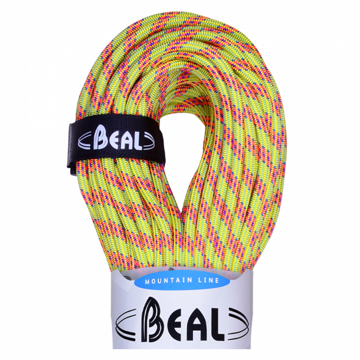 Beal Ice Line 8.1mm Unicore - Golden Dry Mountain Rope