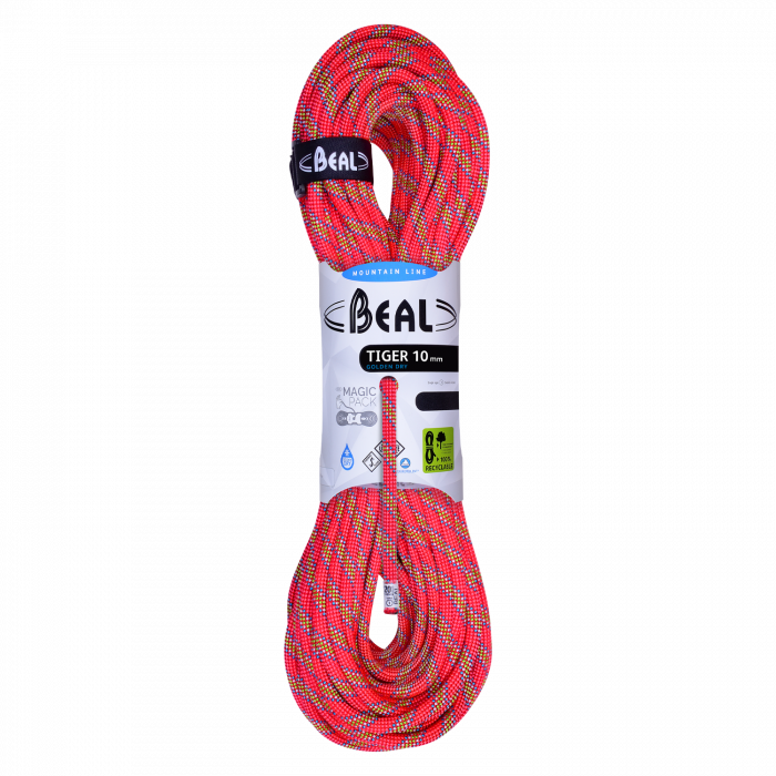 Beal Tiger 10.0mm Unicore - Golden Dry Mountain Rope