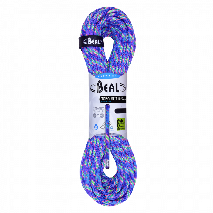 Beal Top Gun II 10.5mm Unicore - Golden Dry Mountain Rope