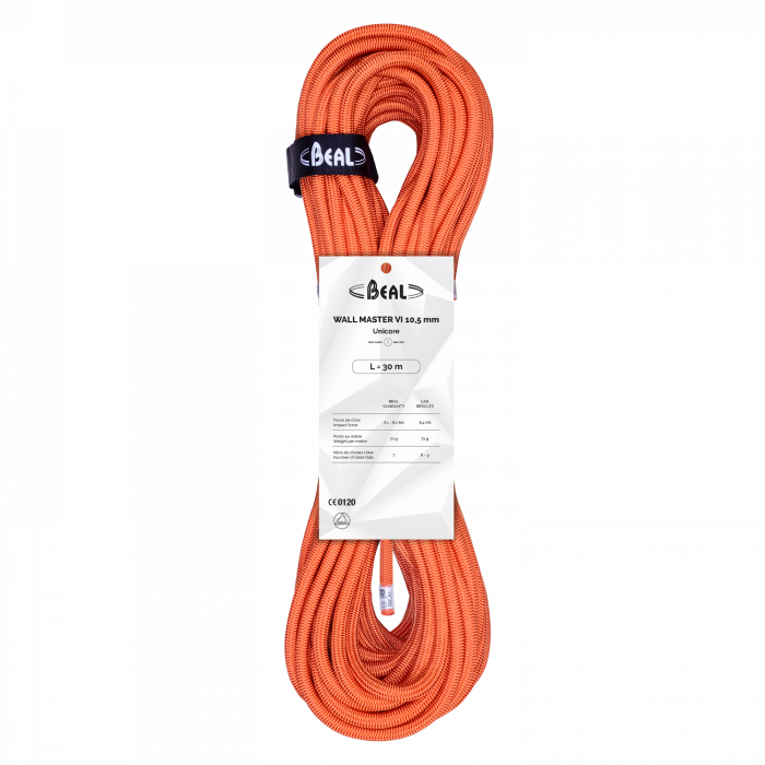 Beal Wall Master VI 10.5mm Unicore - Indoor Rope